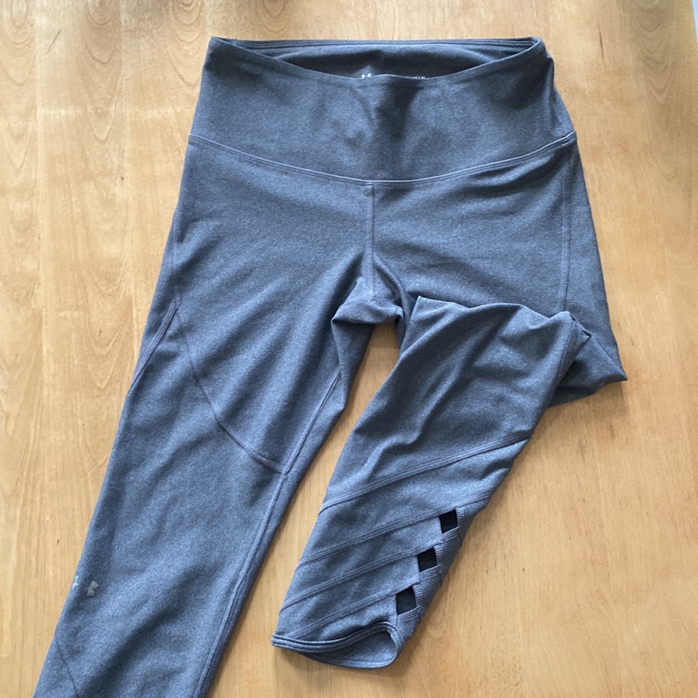 Under Armour Compression Leggings with scallop detail